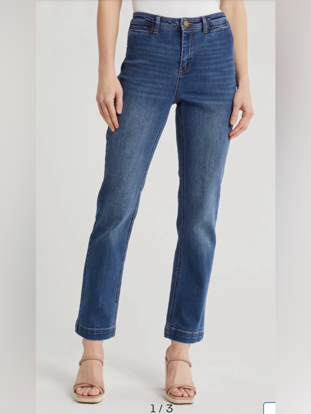 Oat New York Mid-Rise Straight Leg Jeans